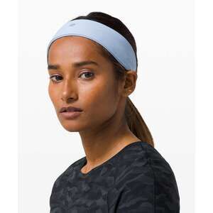 Lululemon Fly Away Tamer Headband, Blue Linen, Size OS